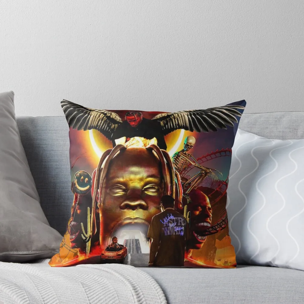 

Astroworld art Throw Pillow luxury decor Luxury Sofa Cushions anime girl Decorative pillowcase pillow