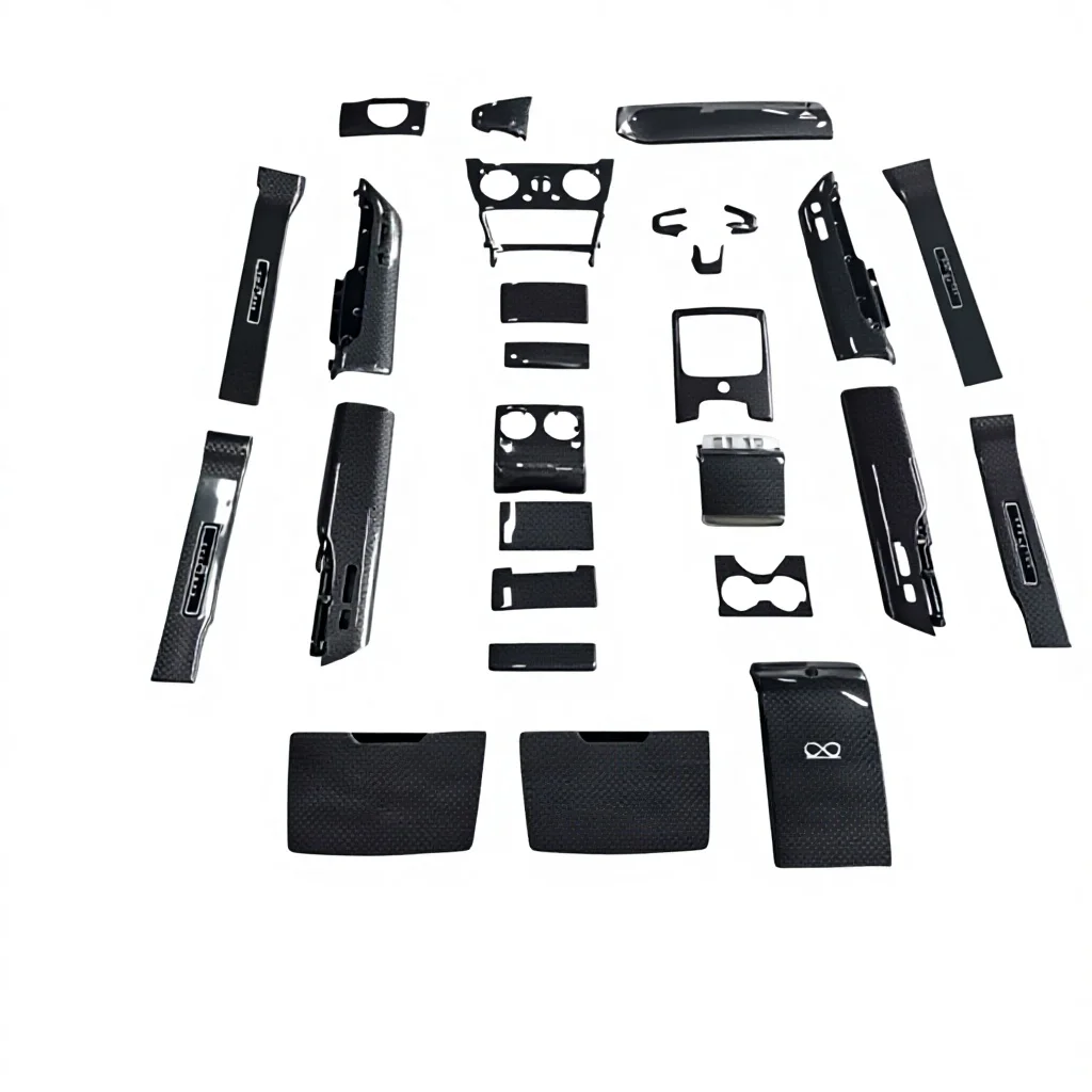 High Quality New Upgraded BB Version Dry Carbon Fiber Interior Center Panel Bolt-On Factory Direct Sales for Rolls-Royce