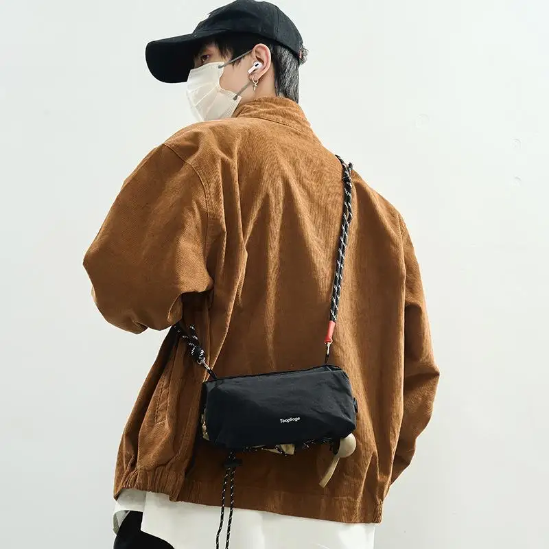 

Casual Versatile Nylon Shoulder Bag Multi-layer Crossbody Bag Portable Outdoor Sports Small Bag Commuter Shoulder Bags