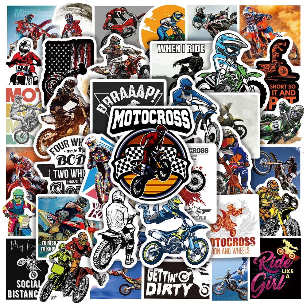 10/30/50pcs Cartoon Mountain Bike Graffiti Stickers Waterproof DIY Skateboard Laptop Motorcycle Bicycle Cool MTB Decals Sticker