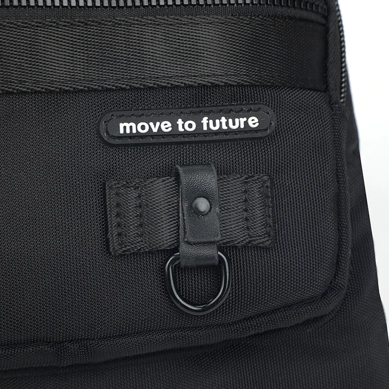 حقيبة صدر للرجال متعددة الجيوب، حقيبة كروس متينة من قماش أكسفورد، حقيبة كروس صغيرة كاجوال للطلاب في الهواء الطلق