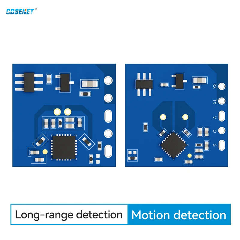 10P 5.8/10GHZ Motion-Sensing Radar Module CDSENET E54 Series Micro-Motion Sensor Light-Sensitive Detection Low Power Consumption