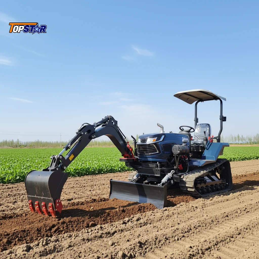 

Heavy Duty Crawler Tractor Multifunctional Farm Use Crawler Tractor with Diesel Engine