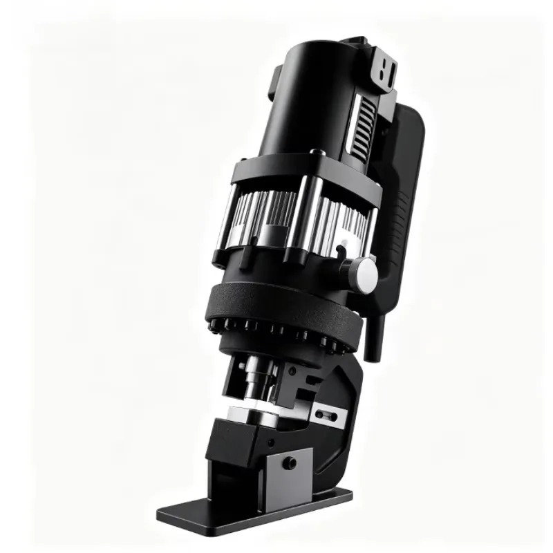 Hand‑Held Hydraulic Hole Puncher, Portable Electric Punching Tool for Angle Iron Channel Steel, Solar Metal Processing Operation