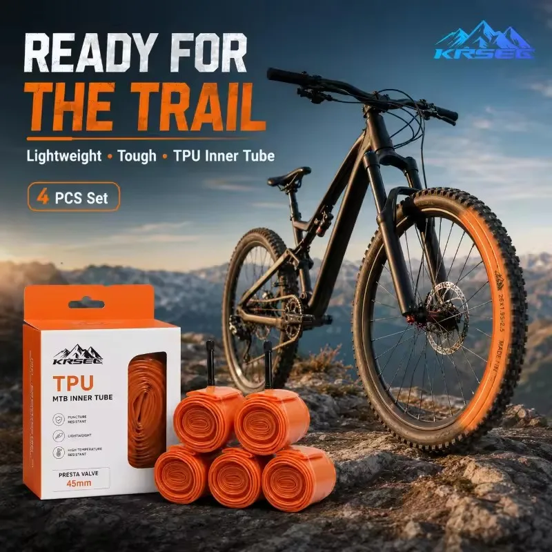 TPU Mountain Bike Inner Tube Ultralight 26 27.5 29 Inch Schrader Valve Anti Puncture Bicycle Tire Cycling MTB Bike Accessories view 2