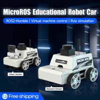 ROS2 Robot Car Kit Virtual Machine Control Programmable Toy With Metal Motor 2MP Camera Adopt ROS2-Humble Python3 Programming