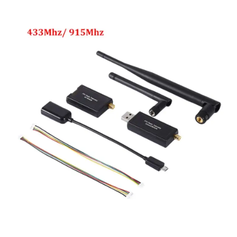 AEF7-3DR Radio Telemetry 433Mhz 500MW Air And Ground Data Transmit Module Set Kit With OTG Cables For APM 2.8 /Pixhawk 2.4.8