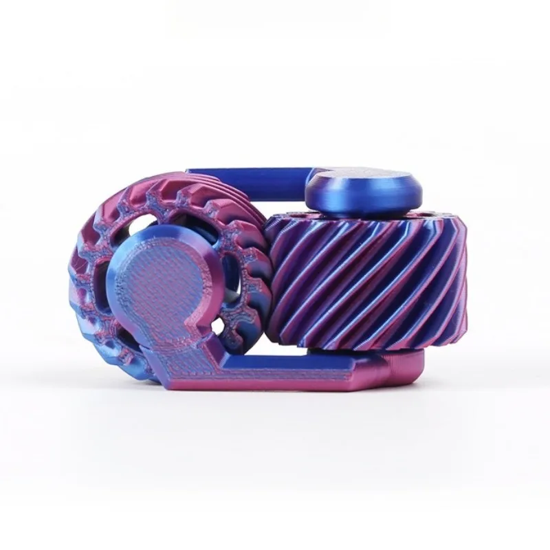 أسنان العجلة بأطراف الأصابع تململ الأسطوانة الدورية سبينر ثلاثية الأبعاد مطبوعة EDC تخفيف الإجهاد الإغاثة لعبة حسية الدوران Highpass مكافحة القلق #1