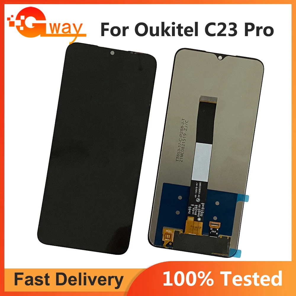 6.53 inch 100% original OUKITEL C23 PRO LCD Display and Touch Screen FOR OUKITEL C23 pro Screen Digitizer Assembly Replacement