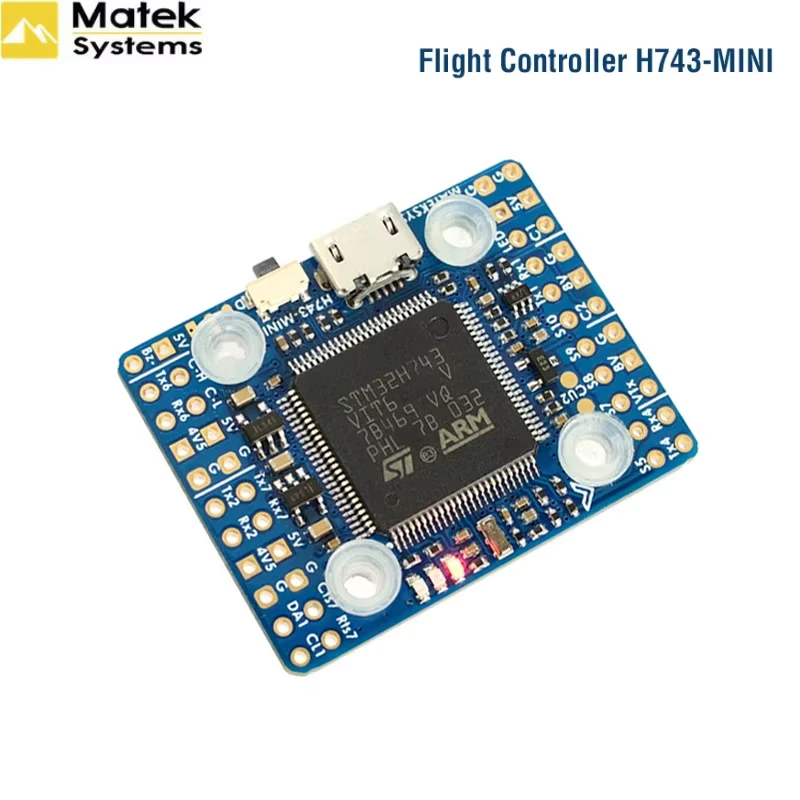 MATEKSYS Matek H743 MINI V3 Contrôleur de vol FC H743 20x20mm ICM42688P ICM42605 11 PWM 2-8S Lipo pour drone de course FPV RC