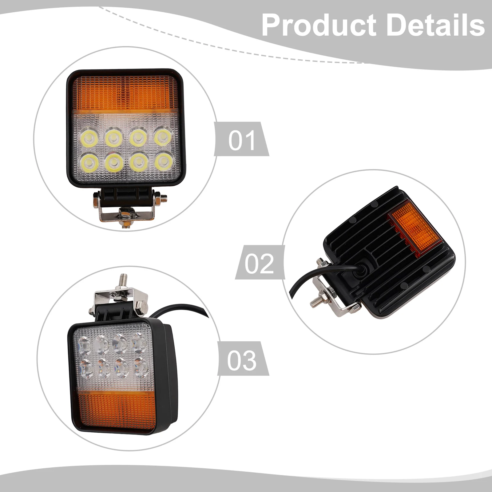 

Convenient Forklift Work Lights Forklift Work Lights Front Turn Signal Lights Pair Part Name Signal Light Remove Simple Design