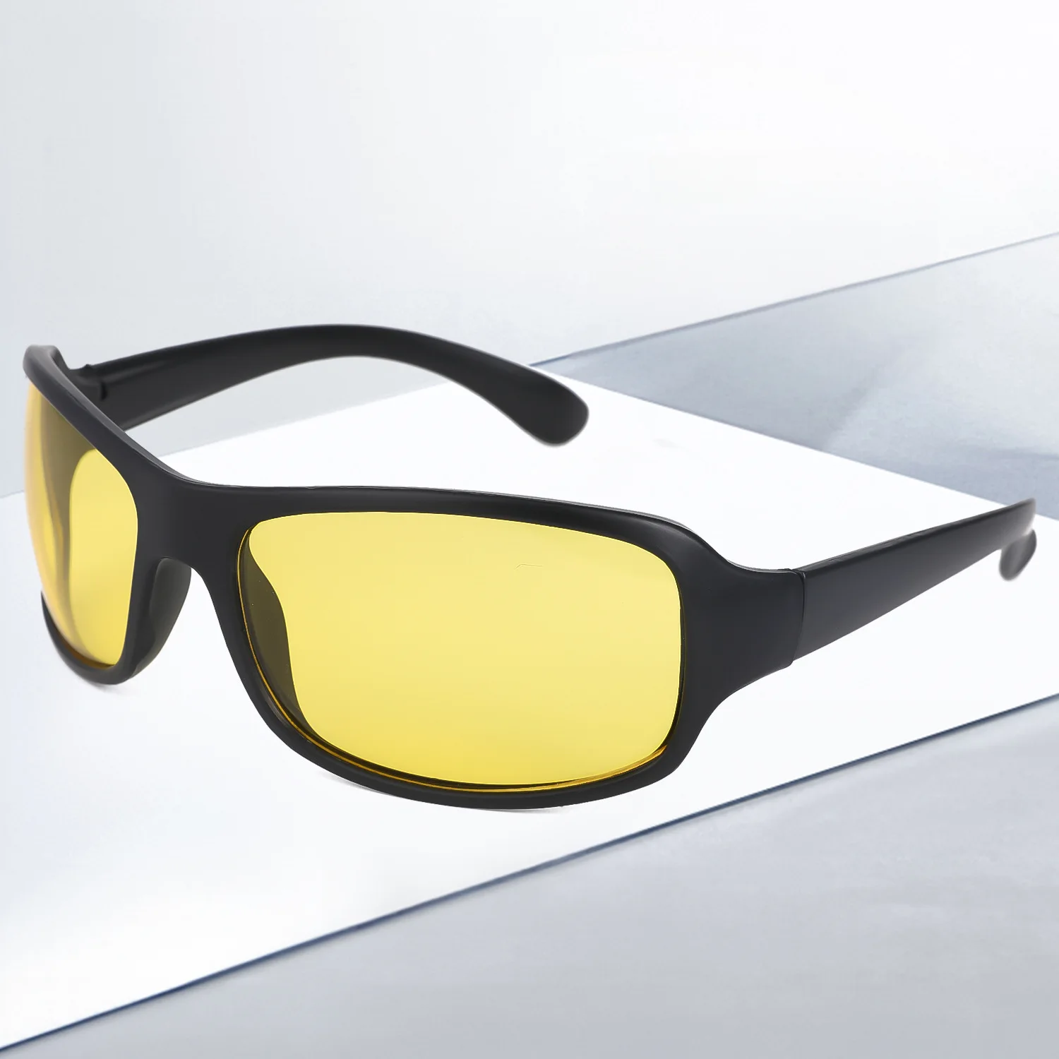 Lunettes de conduite pour hommes et femmes, anti-reflets, vision nocturne, anti-vent et anti-sable, lunettes de soleil de sport