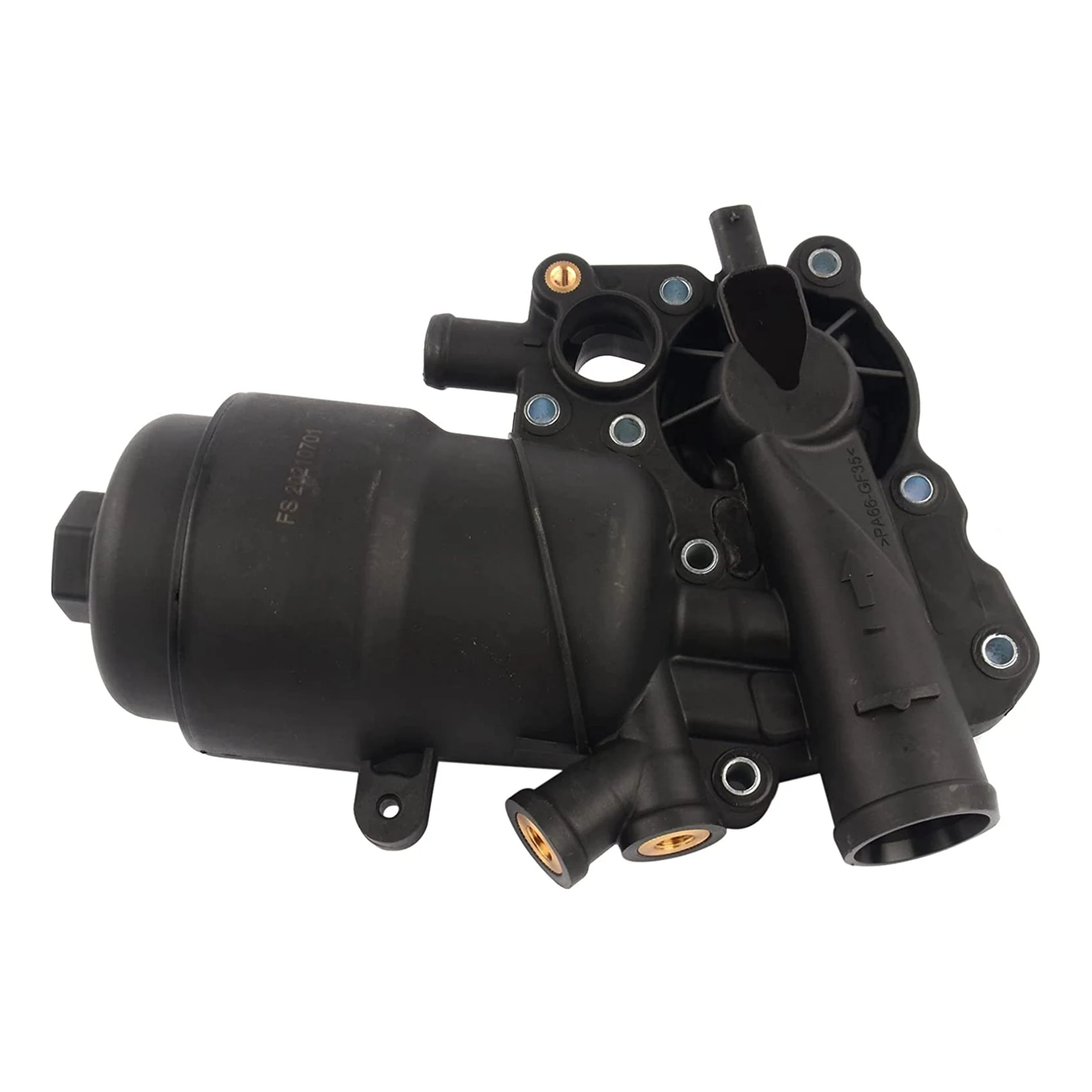 

059115389P Engine Oil Filter Housing W/Coolant Thermostat Replacement For - A6 A7 A8 Q5 Q7 Touareg 3.0L 2013-2016-A99D