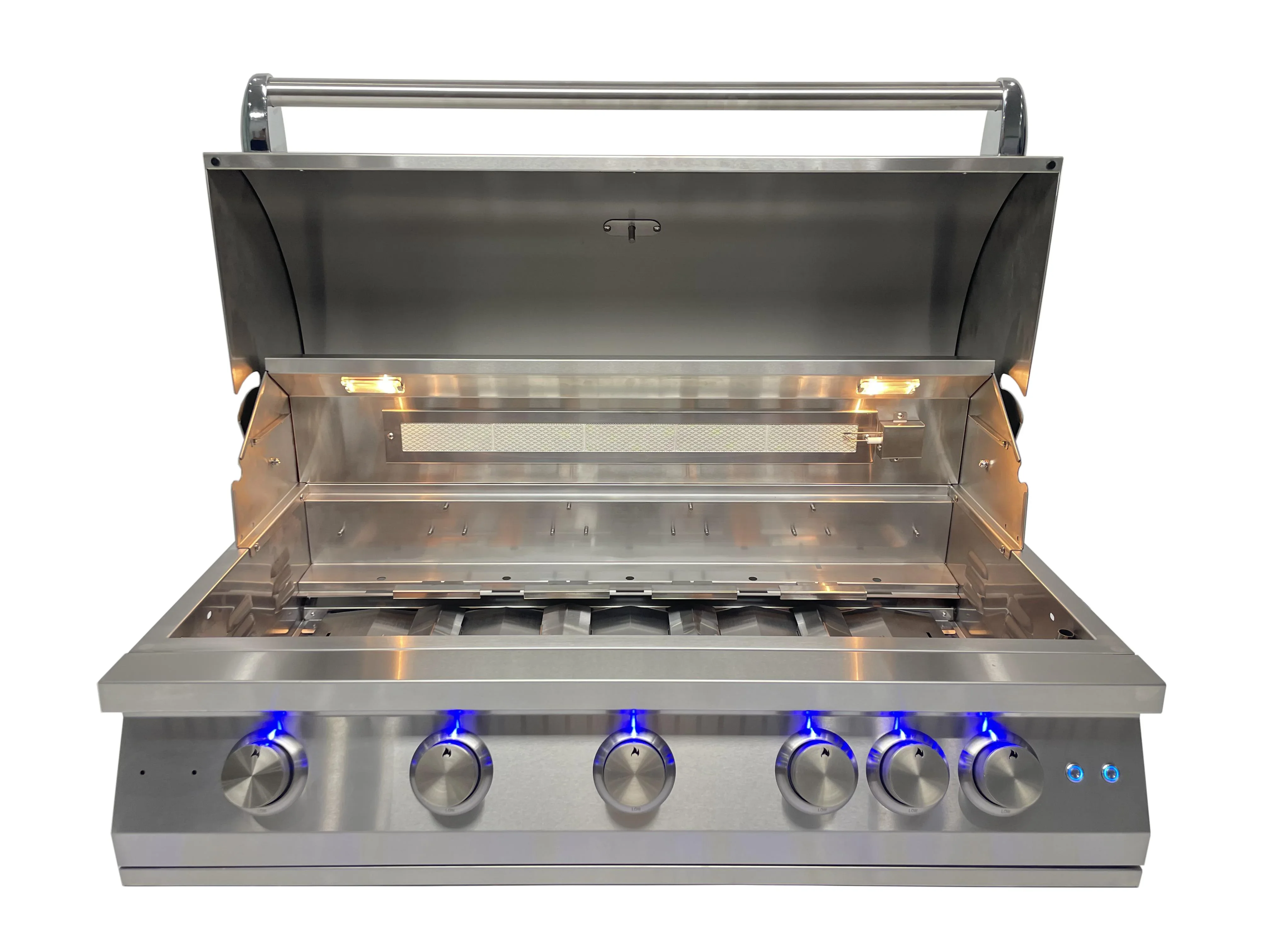 Indoor/Outdoor 5-Burner Stainless Steel Gas Grill Built-in BBQ