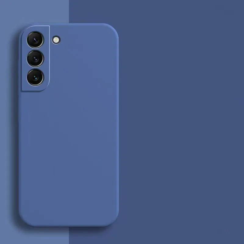 Quadratische Flüssigsilikonhülle für Samsung Galaxy S21 S22 S23 S24 S25 FE Cover S 21 22 23 24 25 Plus Ultra Kamera-Schutzhülle – Detail 11