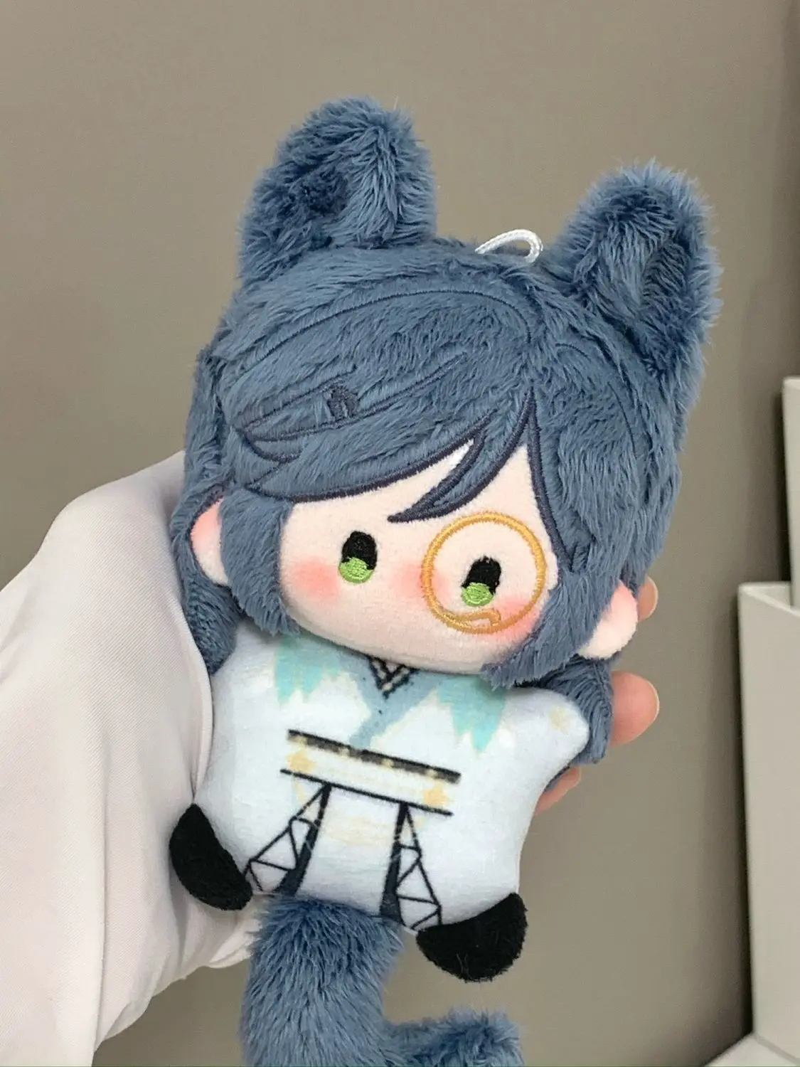 10 سنتيمتر لعبة رماد المملكة Zuo Ci Yuan Ji Sun Ce ليو بيان فورونج أفخم أنيمي المفاتيح قلادة القطن بلوشي هدايا عيد الميلاد #5