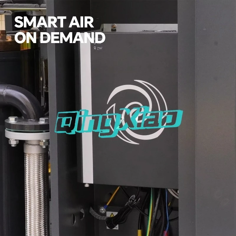 Industrial Compressors 4 In 1 Air Compressor 500L Screw Compressor With Air Dryer For Laundry Equipments Air Supply Applications