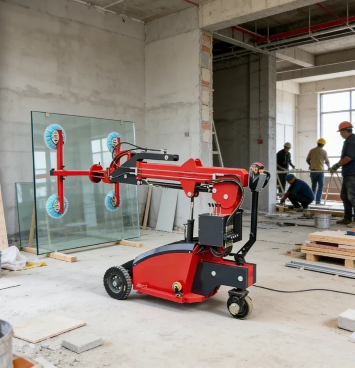 Customized 400-800kg Rotary Glass Installation Lifting Manipulator Multi-Purpose Electric Motorized Mobile Vacuum Glass Lifter S