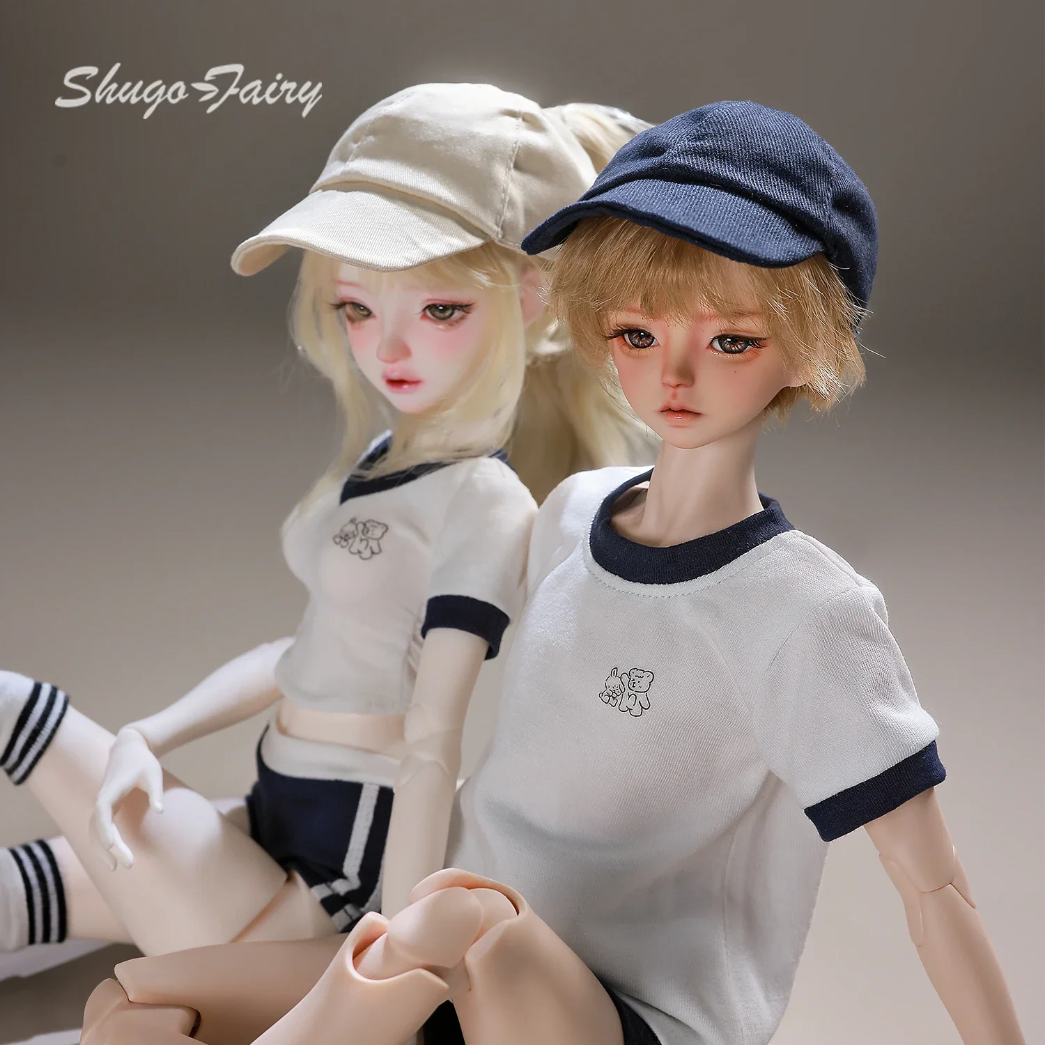 Shugafairy 1/4 BJD Couple - Lorc B & Libra E Sporty Duo Matching Tracksuits مجموعة قابلة للوضع | الشباب الحب المحدودة #2