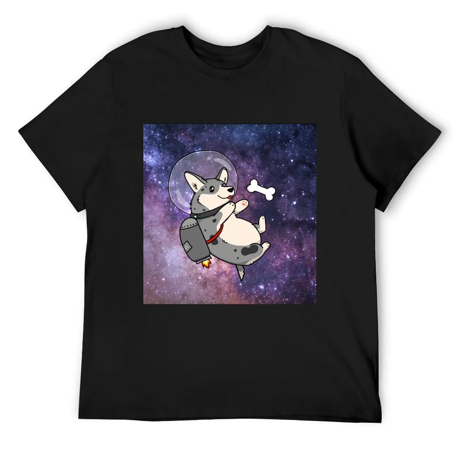 

cardigan blue merle space corgi with jetpack T-Shirt new edition sublime plain mens clothes