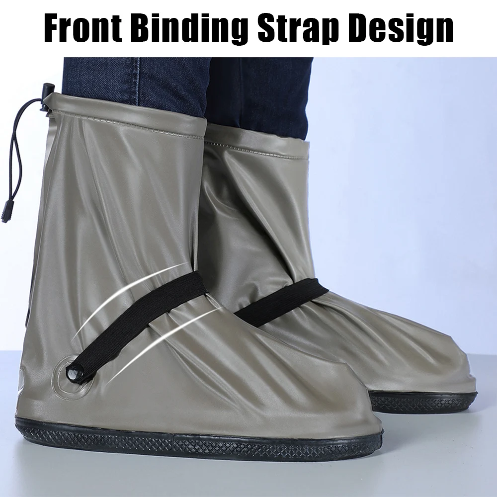 Rain Shoes Cover Boot Covers Waterproof Unisex Shoes Protectors for Rainy Snowy Day Motorcycle Scooter L/XL/XXL/XXXL 1 pair