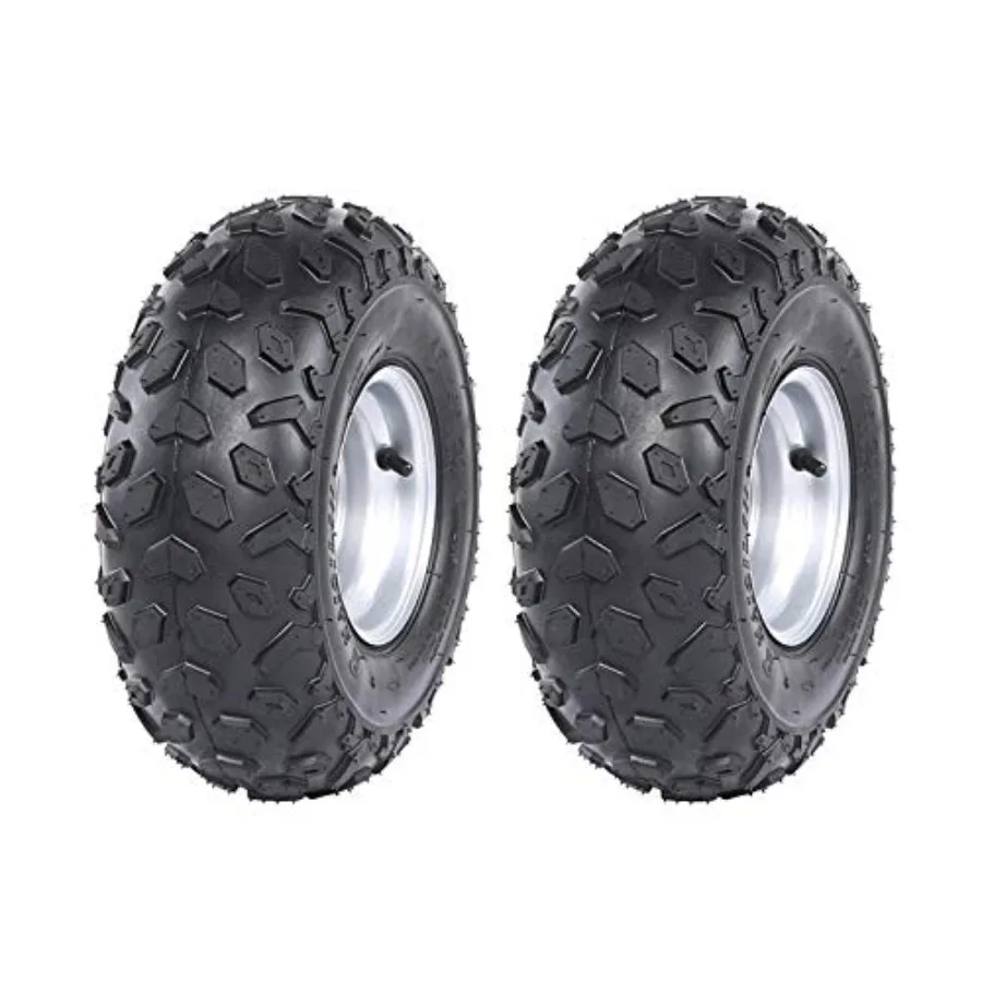

ATV Go Kart Tire 145/70-6 With Rim Tubeless 4PR 2pcs Ideal for Off-Road Adventures and Heavy-Duty Performance Durable Construct