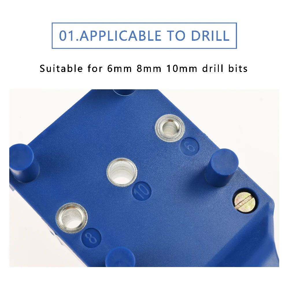 1 Chiếc Túi Xách Dọc Lỗ Dowelling Jig Bộ Đục Lỗ Bấm Lỗ Lỗ Định Vị Dọc Túi Lỗ Jig Bộ Mũi Khoan Hướng Dẫn