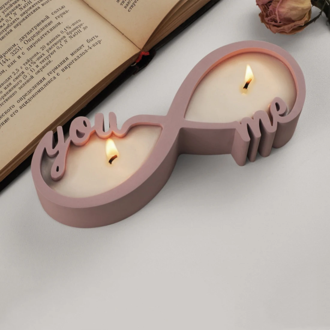 

8-образный ящик для хранения, силиконовая форма, сделай сам, эпоксидная смола, цемент, гипсовая банка для свечей, банка Love You/Me, контейнер для пары, чашка, зеркало, силиконовая форма