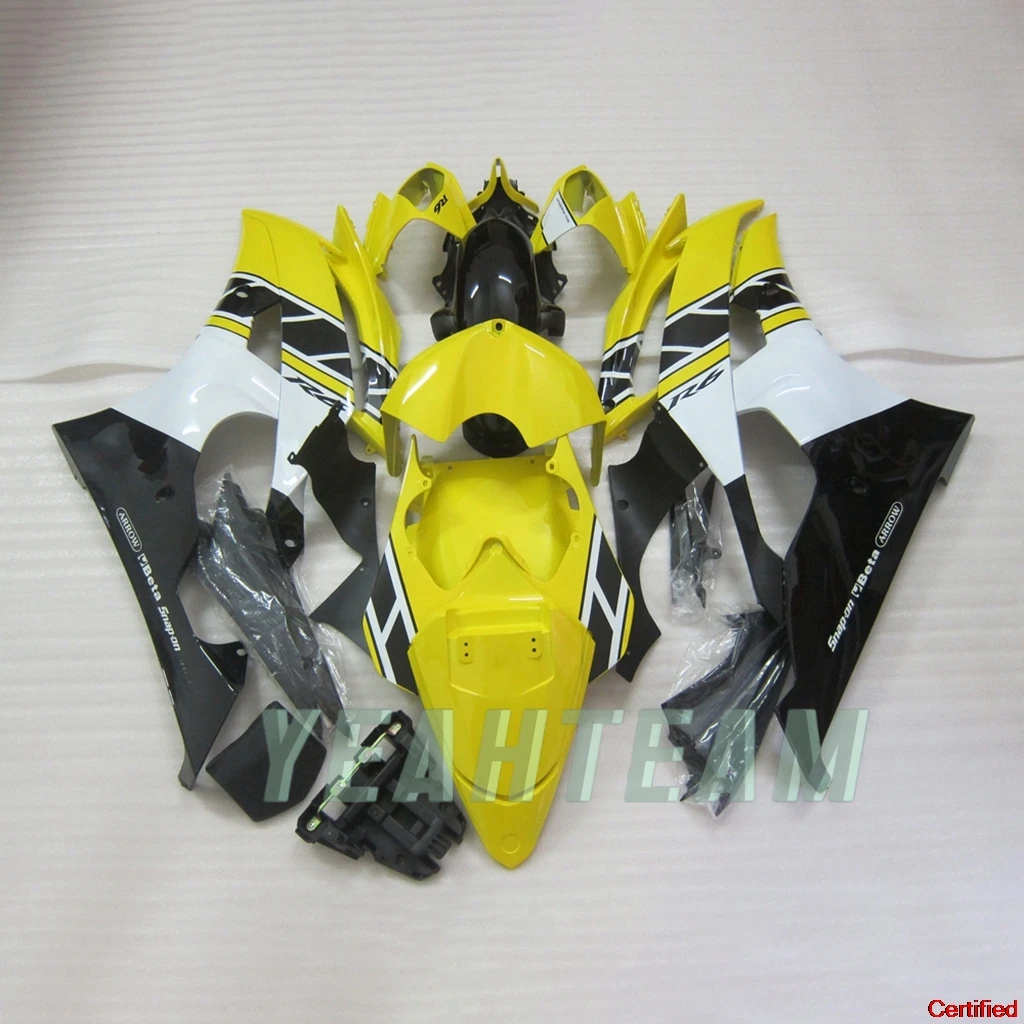 YZFR6 2008 2009 2010 2011 2012 2013 2014 2015 2016 sepeda motor Set Fairing untuk YAMAHA YZF R6 08-16 semua Kit Fairing baru