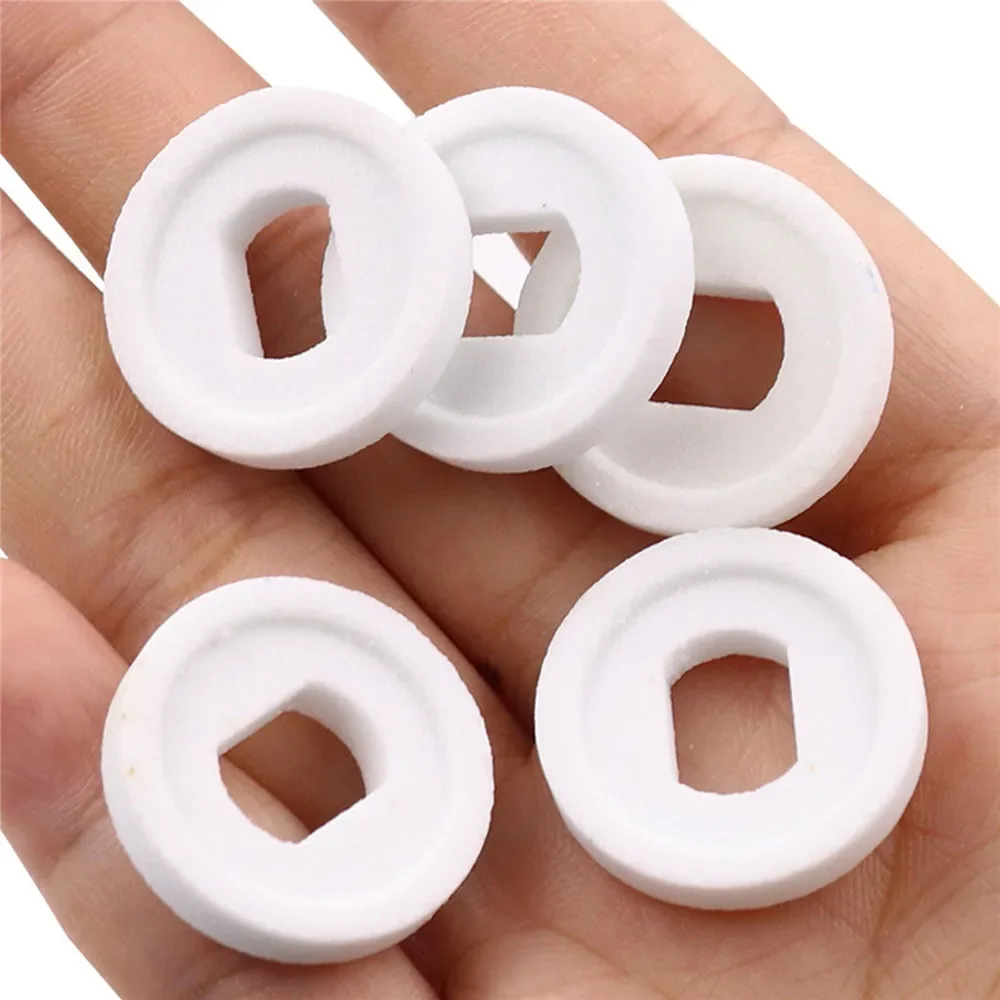 

10pcs Grinding Wheel 22mm Single-sided Concave Discs 150# Grit Sharpening Knives Fittings Grinder Replace White Silicon Carbide