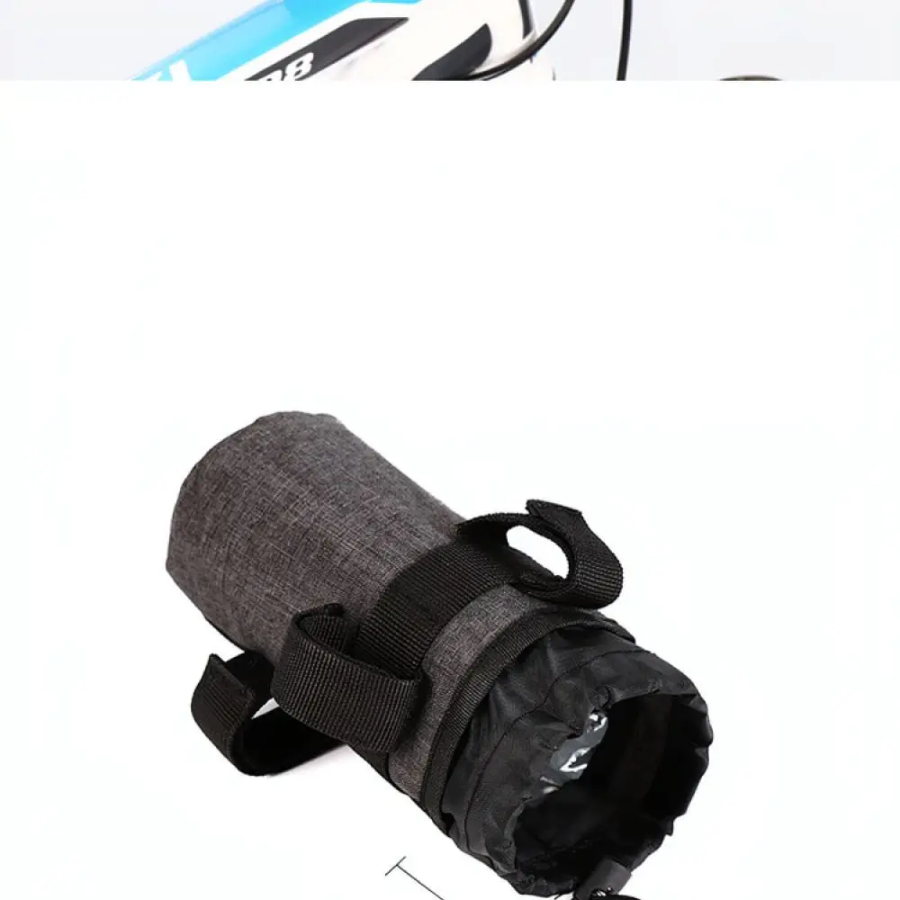 Insulated Bike Bottle Holder Handlebar Storage Bag Durable Polyester Cycling Pouch For Road Mountain Bike Accessory