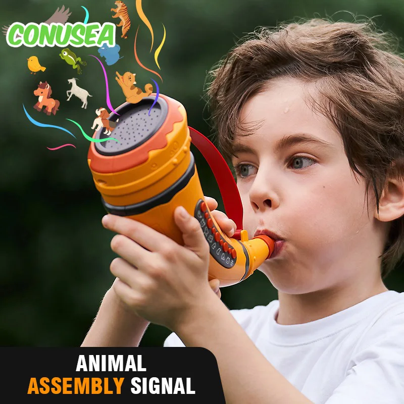 Electric Whistle Animal Assembly 30 Sound Effects Simulation Calls Whistles Horn Toys Girl Children Music Educational Toy kids