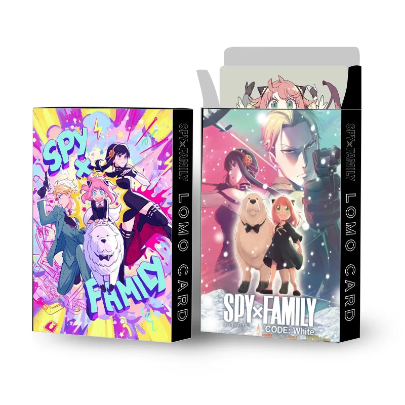 30PCS/Set Anime SPY X FAMILY Figures Photocards HD Printed LOMO Card Self Made Paper Card Photocard Fans Collection Gift