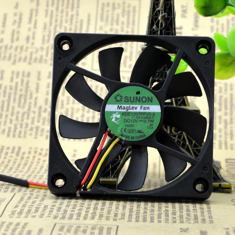 ORIGINAL KDE1207PFV3-A 7 12V 0.7W 7010 CENTÍMETROS VENTILADOR de REFRIGERAÇÃO