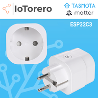 IoTorero Tasmota Matter MQTT ESP32C3 EU Plug Consumption Monitoring 16A Works With Home Assistant