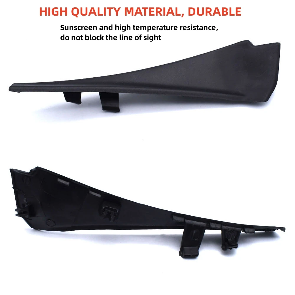 2PCS For Nissan X-Trail Xtrail T32 Rogue 2014-2018 Car Front Windshield Wrap Corner Trim Wiper Side Trim Cover Lid Plate