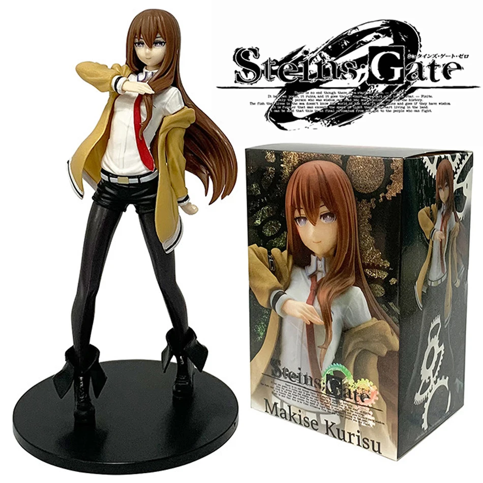 21cm In Stock Steins Gate - Makase Hongri(Anime Version) Figure Action Figure PVC Collect Model Figure Display Anime Merchandise