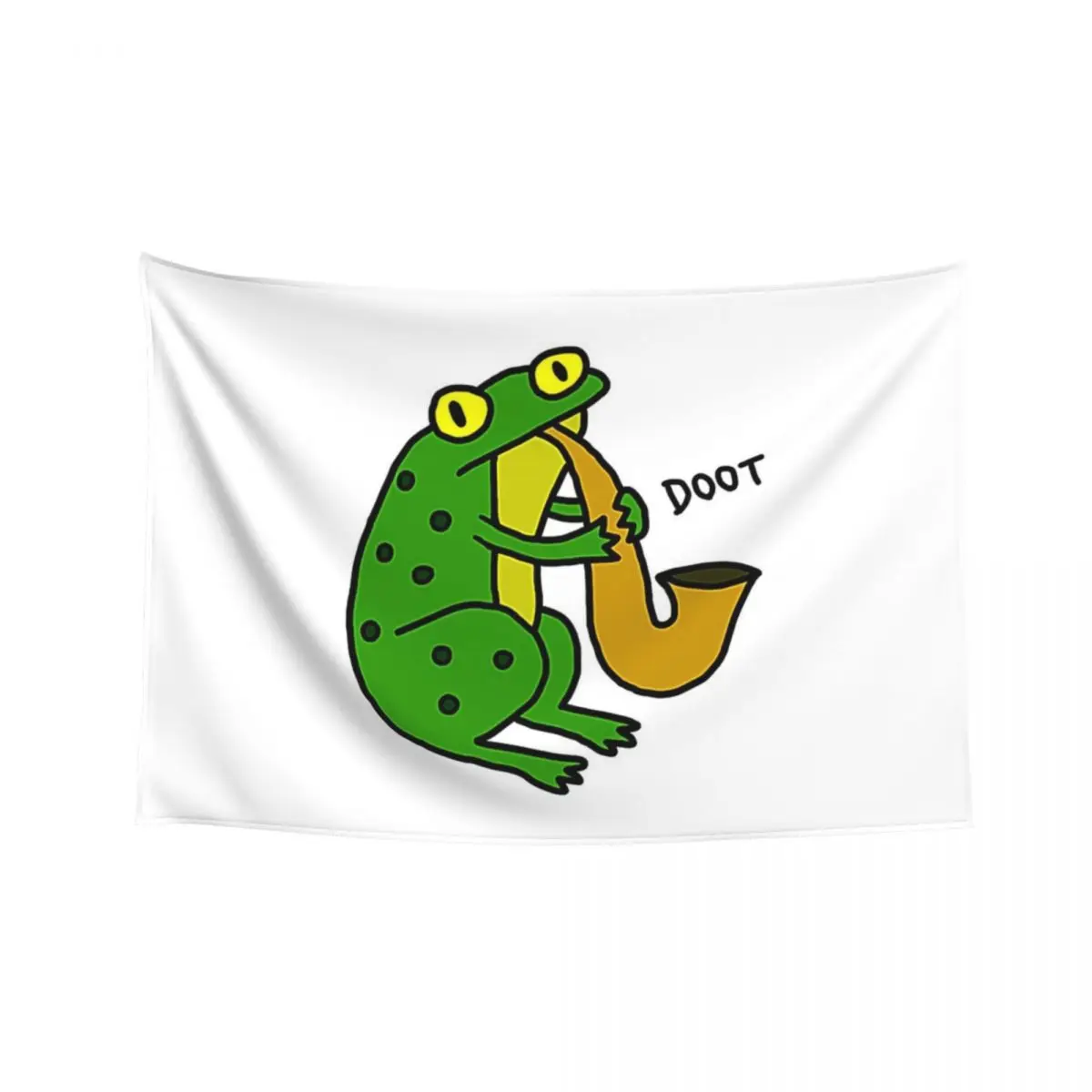 

Jazz Frog (color) T-Shirt Tapestry On The Wall Bedroom Decor Room Decor Korean Style Tapestry