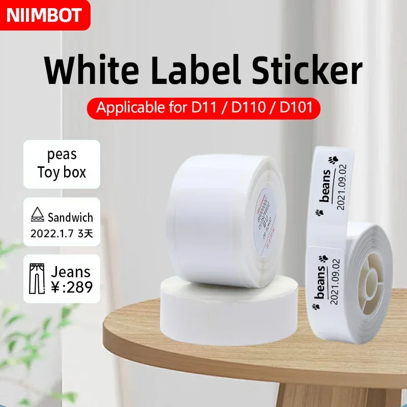 Imagem -06 - Niimbot Auto-adesivo Thermal Label Paper Preço Tag Preço Tag Adesivos Itens D11 D110 D101 h1 Vendido em Massa