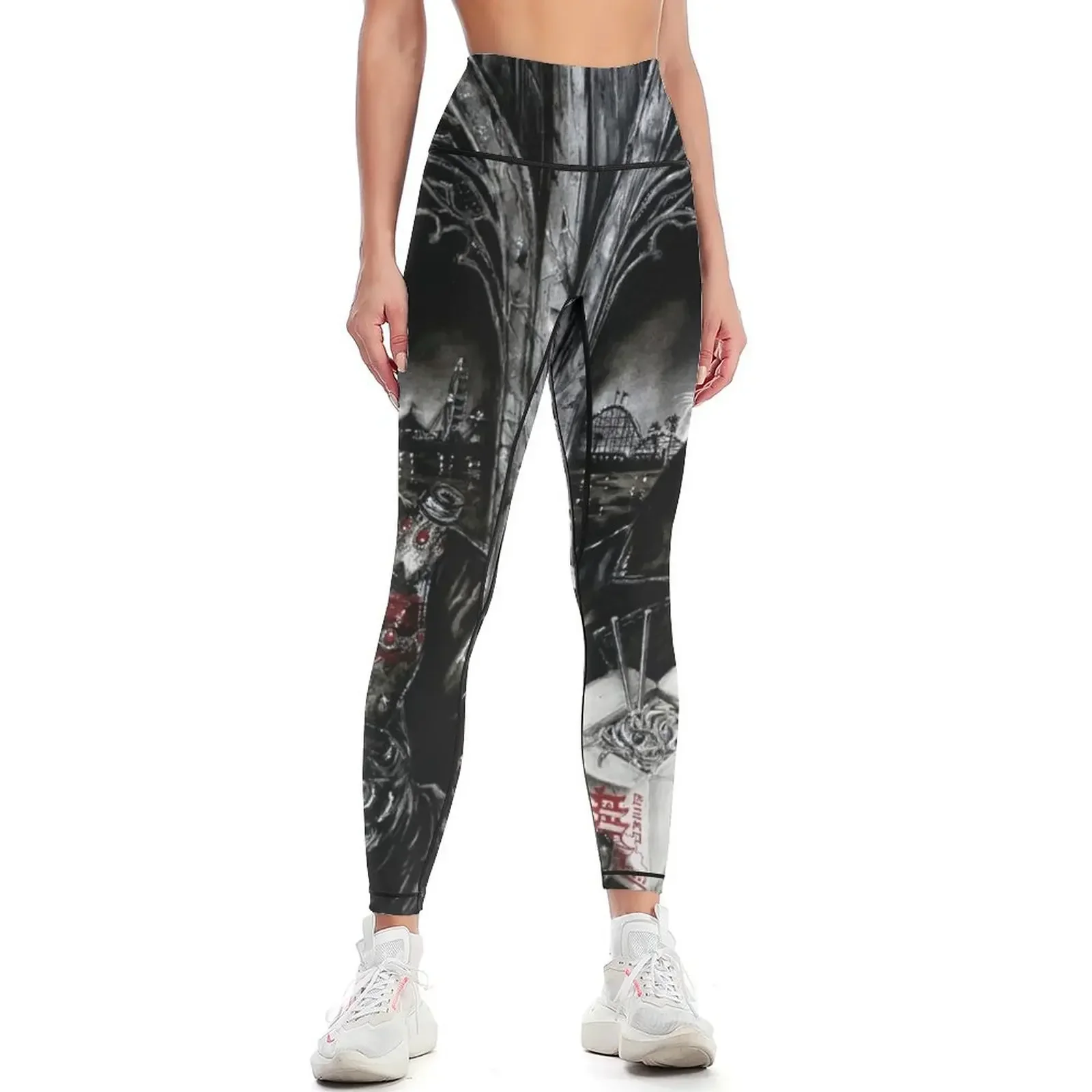 

They're Noodles David Leggings for girls sportswear for gym flared Female legging pants Womens Leggings