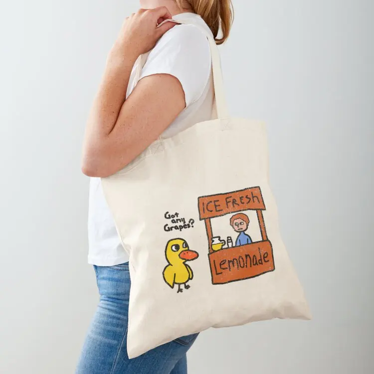 

Ice Fresh Lemonade Got Any Grapes Duck Funny Gift Tote Bag cloth bag woman shopper bag woman cute pouch