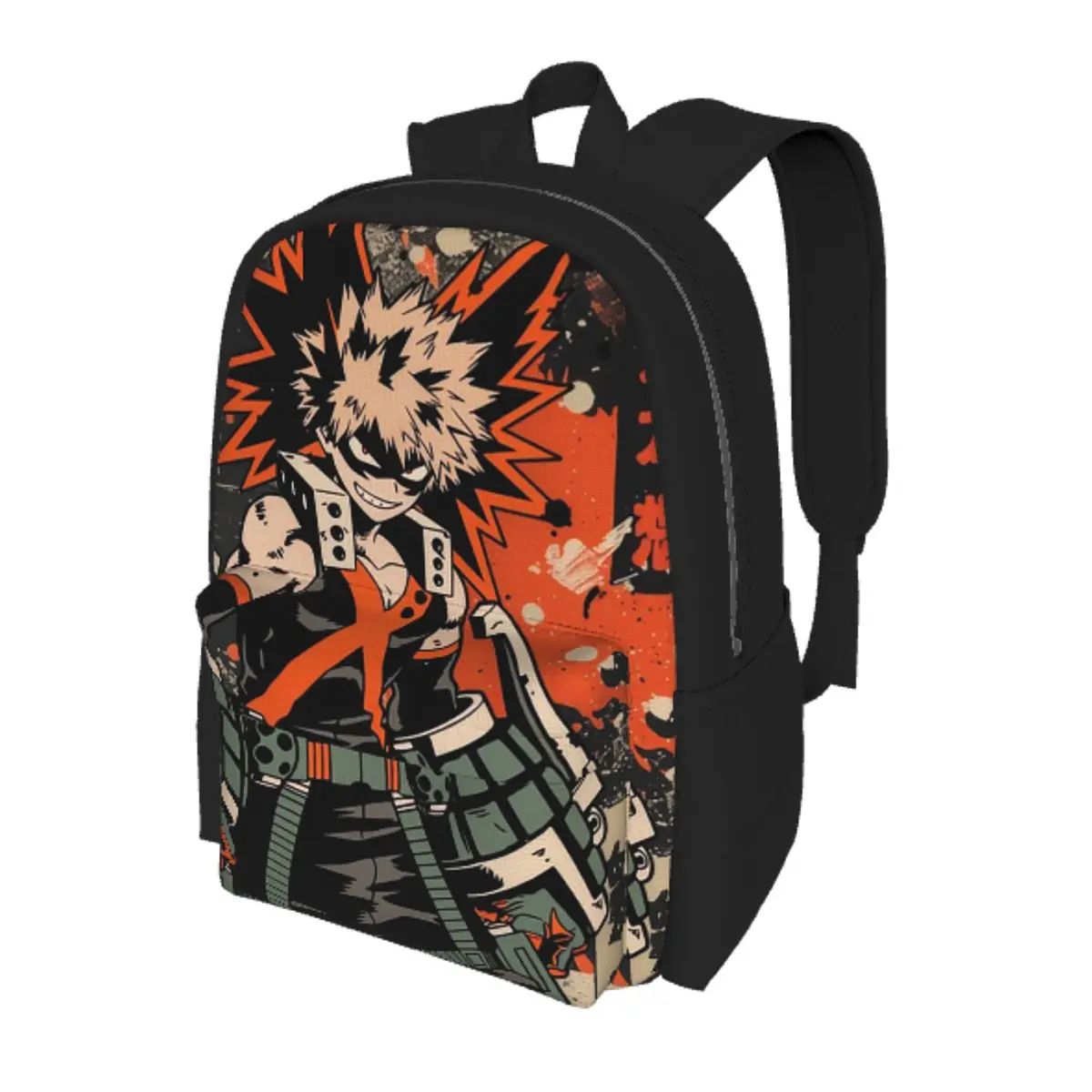 bakugo mini backpack BioWorld My Hero Academia Katsuki Grenade is perfect for storing classroom supplies or small treasures Chibi My Hero Academia Backpack