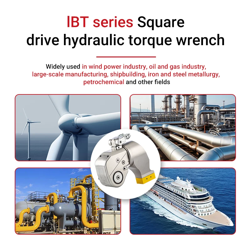OEM الشركة المصنعة 50ibt سلسلة 2-1/2 بوصة مفتاح عزم الدوران الهيدروليكي محرك مربع 7200-72000 نانومتر أداة WREN بأسعار تنافسية