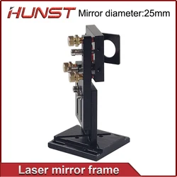 HUNST CO2 First Reflection Mirror Mount supporto per montaggio da 25mm supporto integrato per macchina da taglio per incisione Laser.