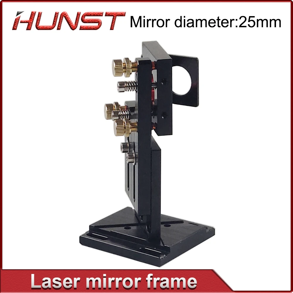 HUNST CO2 First Reflection Mirror Mount 25mm Mount Support Integrative Holder for Laser Engraving Cutting Machine.