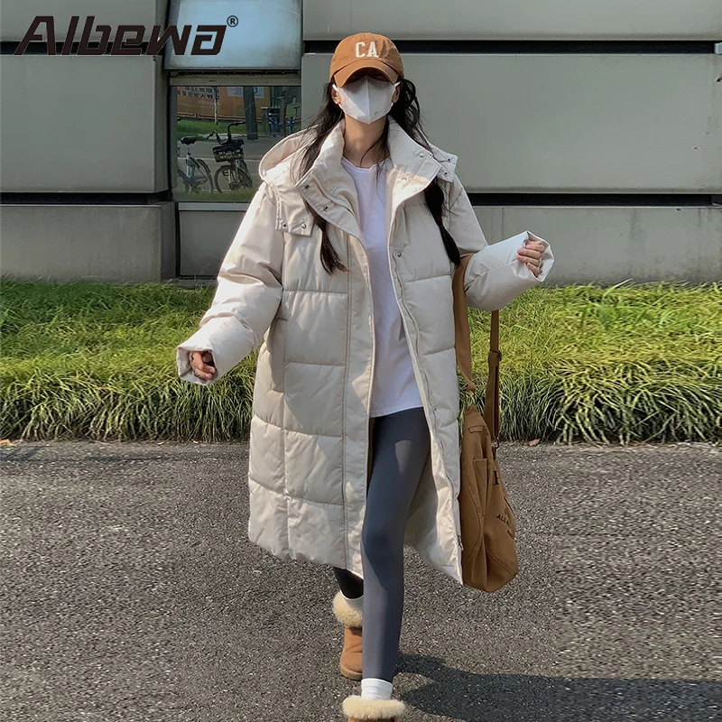 

Women's Parkas Winter Jackets 2023 Padded Warm Casual Overcoat Zipper Basics Hooded Women Coats Feminina Outerwear