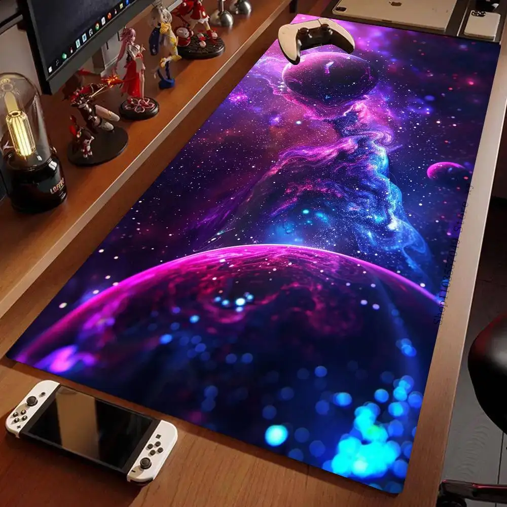 Universe Mousepad Non-slip Suitable For Office Computers Laptops E-sports Game Desk Mats XXL Keyboard