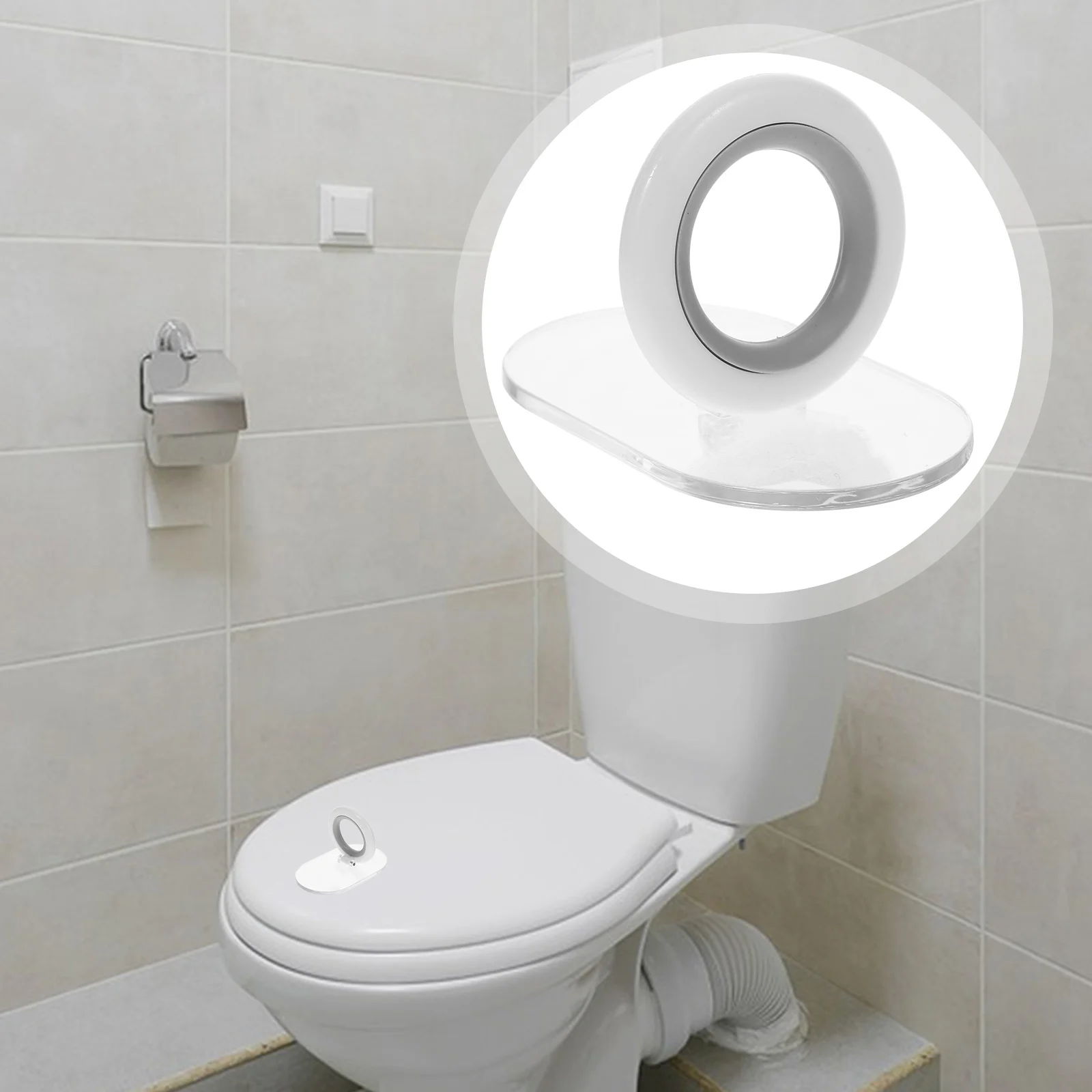 

2Pcs Toilet Lid Lifters Practical Durable Toilet Seat Lifters for Home Office Bathroom Hygiene Accessories Decorative Hanger