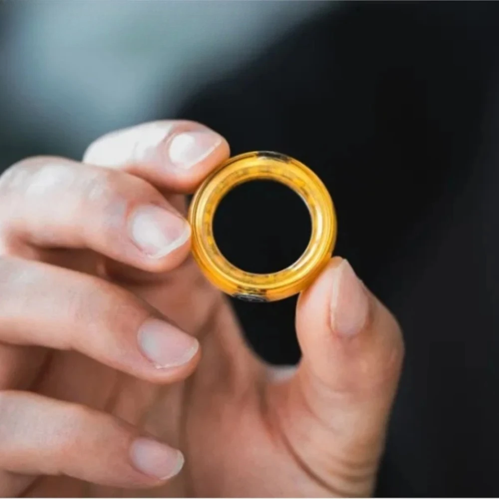 LAUTIE PEl-Amber 17mm/18.5mm/20mm Monteur-I Fidget Ring Spy Wars Serie Metalen Fidget Spinner Bureau Speelgoed LIMITED EDITION