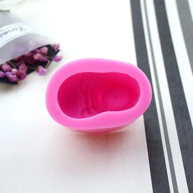 3D shoe silicone candle mold DIY baby shoe crafts gypsum resin cement casting mold handmade soap chocolate cake baking tool